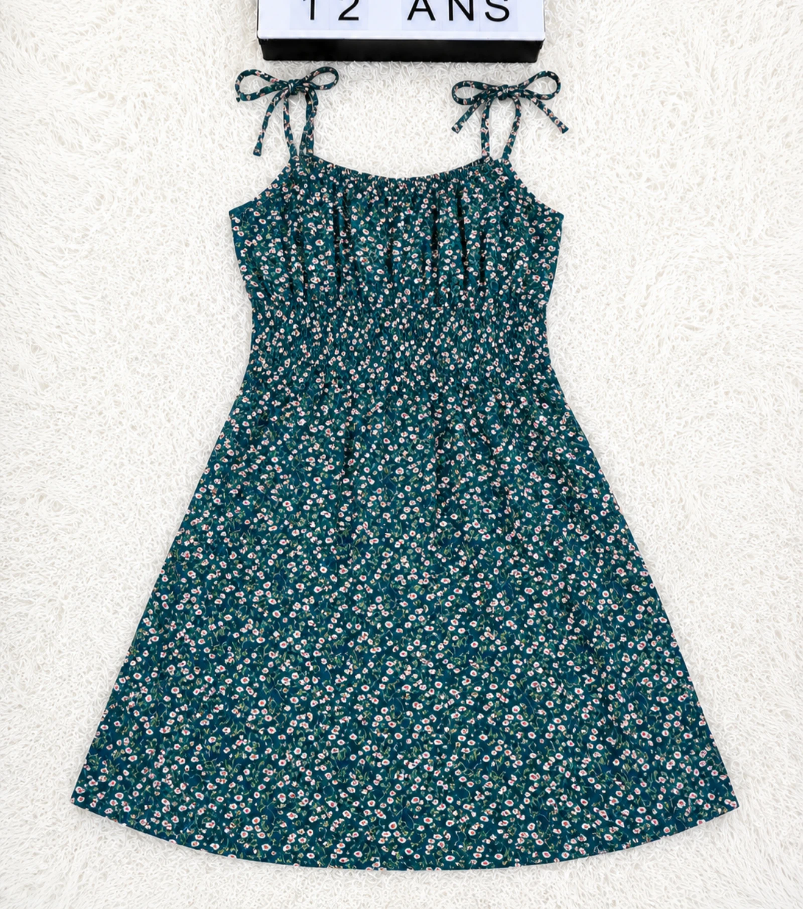 Green Floral Dress size S 14 years 👒 – photo 2